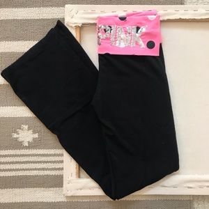 Victoria’s Secret PINK sequin Yoga pants boot cut
